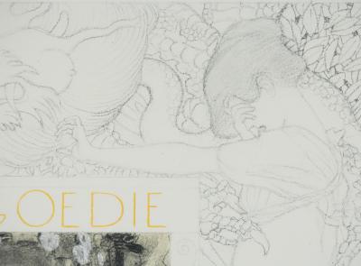 Gustav KLIMT : Tragédie, Lithographie signée 2