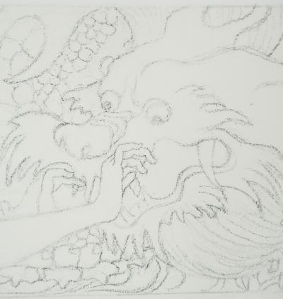 Gustav KLIMT : Tragédie, Lithographie signée 2