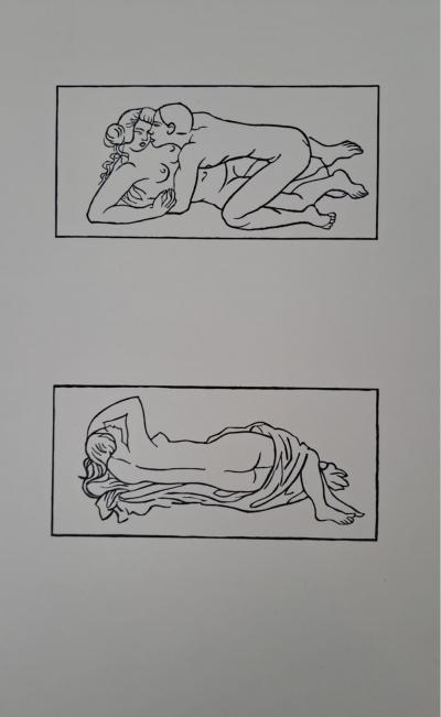 Aristide Maillol (d’après) - Etreinte II - Lithographie offset monogrammée 2