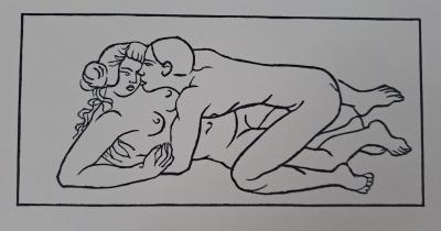Aristide Maillol (d’après) - Etreinte II - Lithographie offset monogrammée 2