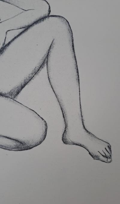 Aristide Maillol (d’après) - Femme nue assise - Lithographie offset monogrammée 2