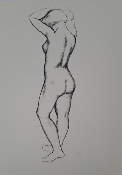 Aristide Maillol (d’après) - Femme nue cambrée - Lithographie offset monogrammée 2