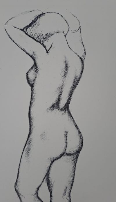 Aristide Maillol (d’après) - Femme nue cambrée - Lithographie offset monogrammée 2