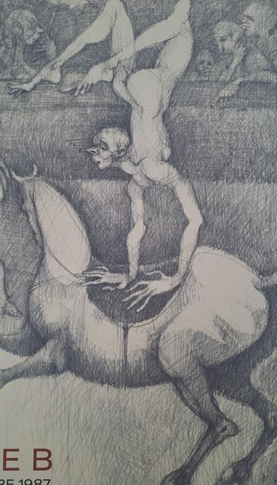 Frédéric Bouché - Personnages fantastiques - Affiche originale 2