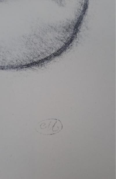 Aristide Maillol (d’après) - Femme nue jambes croisées - Lithographie offset monogrammée 2