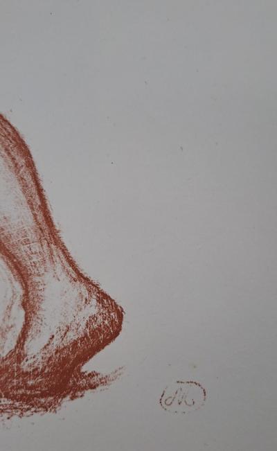 Aristide Maillol (d’après) - Femme nue marchant - Lithographie offset monogrammée 2