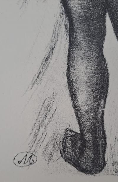 Aristide Maillol (after) - Nude Woman Looking Sideways - Monogrammed Offset Lithograph 2
