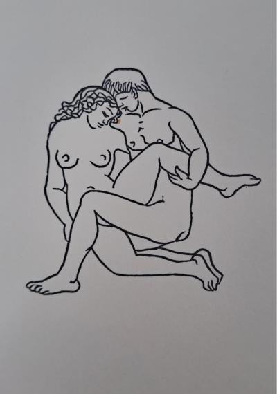 Aristide Maillol (d’après) - Scènes amoureuses - Lithographie offset monogrammée 2