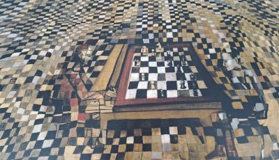 Maria Helena Vieira da Silva (d’après) - La partie d’échecs - Affiche 2