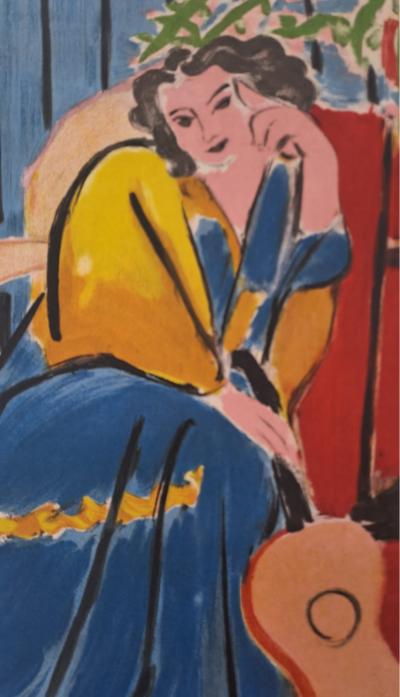 Henri Matisse - Jeune fille à la mandoline - Lithographie 2