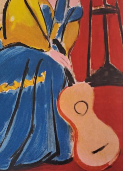 Henri Matisse - Jeune fille à la mandoline - Lithographie 2