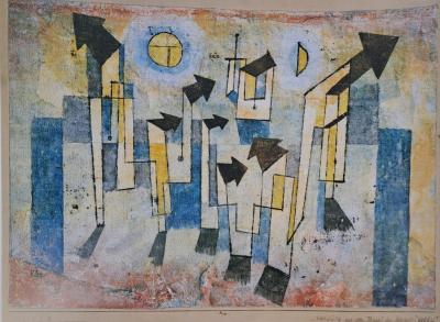 Paul klee (d’après) - Fresque provenant du Temple du Désir, là-bas - Affiche 2