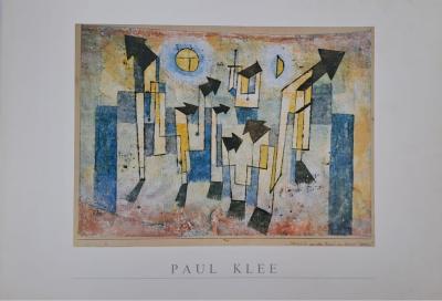 Paul klee (d’après) - Fresque provenant du Temple du Désir, là-bas - Affiche 2
