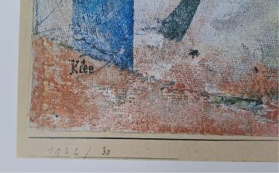 Paul klee (d’après) - Fresque provenant du Temple du Désir, là-bas - Affiche 2