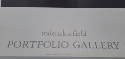Roderick A Field - Robe noire - Affiche originale 2