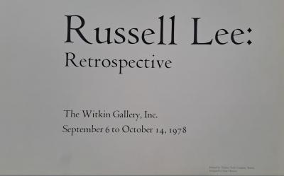 Russell Lee - Réfection annuelle du crépi d’une maison, Nouveau Mexique, 1940 - Affiche originale 2