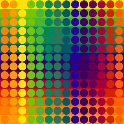 Julio Le Parc - Color Secuencia 7, 2024 - Lithographie originale signée - Op Art 2