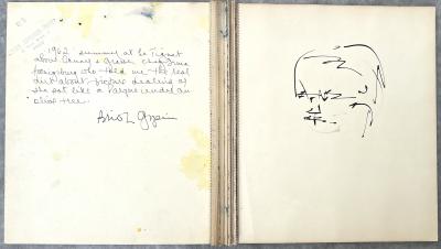 Brion Gysin, Summer at Le Tignet - two inks, 1962 2