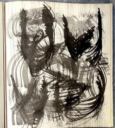Brion Gysin, Summer at Le Tignet - two inks, 1962 2