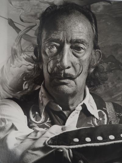 Marc LACROIX : Dali en habit de Toréador, Photographie originale signée 2