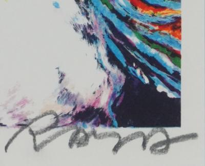 Alain RAYA SORKINE : Mariés au clair de lune, Lithographie originale signée 2