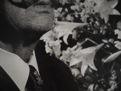 Marc LACROIX : Dali au tricorne cubiste, 1971  Photographie originale signée 2