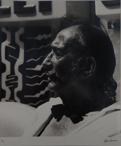 Marc LACROIX : Dali et son nœud papillon, Photographie originale signée 2