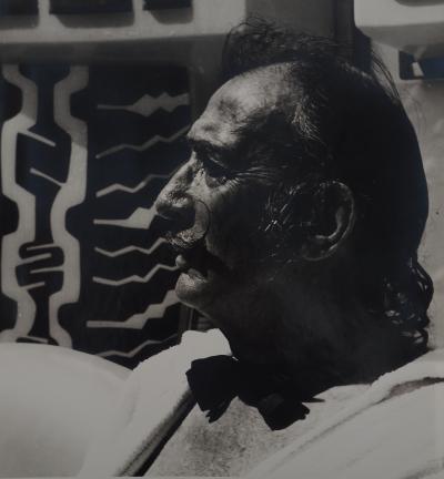 Marc LACROIX : Dali et son nœud papillon, Photographie originale signée 2