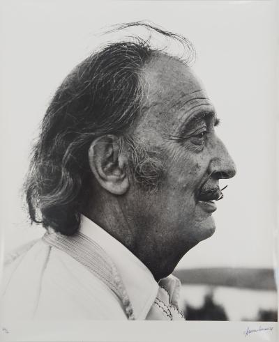 Marc LACROIX : Dali fixant l’Horizon, Photographie originale signée 2