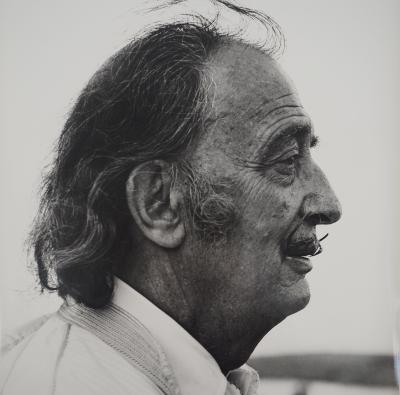 Marc LACROIX : Dali fixant l’Horizon, Photographie originale signée 2