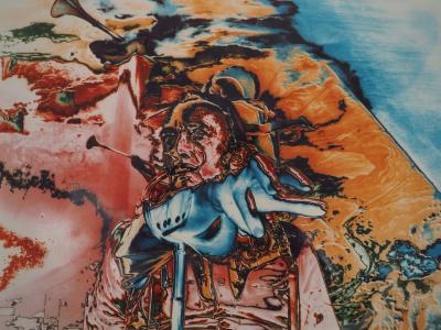 Marc LACROIX : Dali psychédélique, Photographie originale signée 2