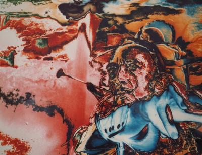 Marc LACROIX : Dali psychédélique, Photographie originale signée 2