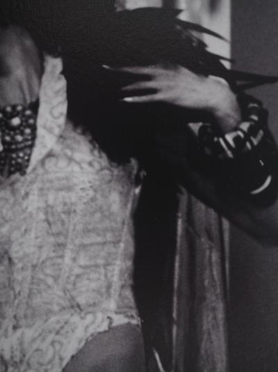 Irina IONESCO : Mannequin devant les projecteurs, Tirage argentique original 2