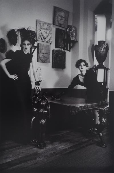 Irina Ionesco: Muses Dressed in Black, Original Silver Gelatin Print 2