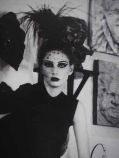 Irina Ionesco: Muses Dressed in Black, Original Silver Gelatin Print 2