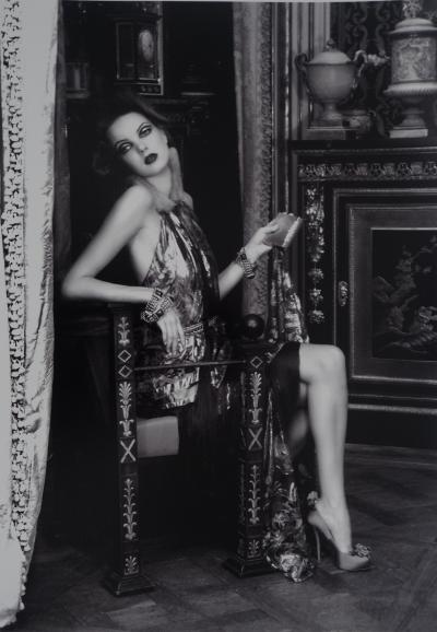 Irina IONESCO : Mannequin au porte-cigarettes, Tirage argentique original 2