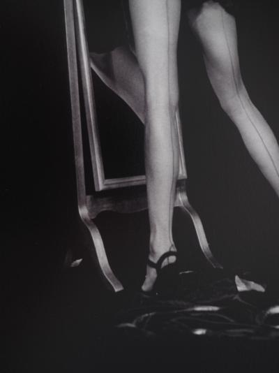Irina IONESCO : Modèle au miroir, Tirage argentique original 2