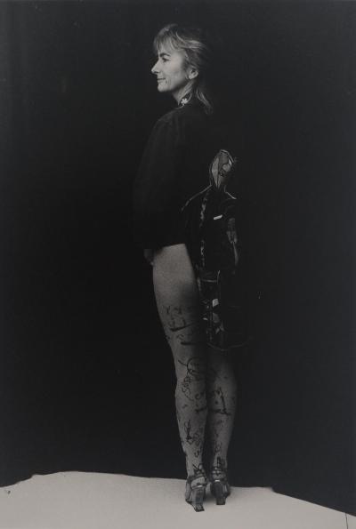 Irina IONESCO : Femme posant de dos, Tirage argentique original 2