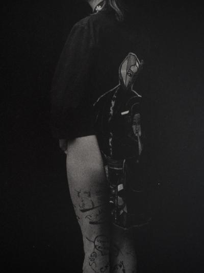 Irina IONESCO : Femme posant de dos, Tirage argentique original 2