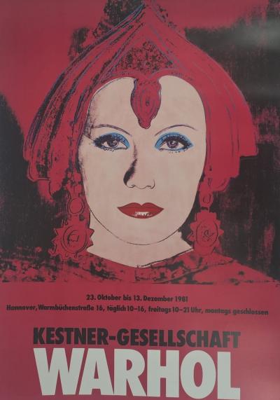Andy Warhol – Greta Garbo en Mata Hari – Affiche originale 2