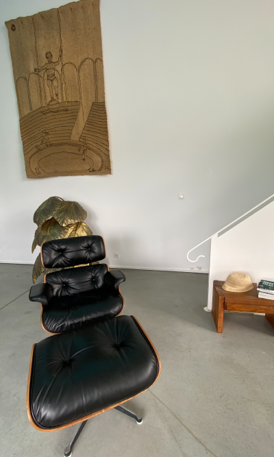 Charles et Ray Eames . Lounge chair et ottoman . 2