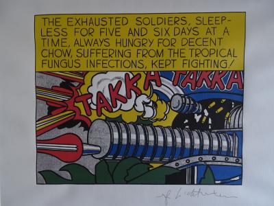 Roy Lichtenstein (after)- Takka Takka,  1987 lithography 2
