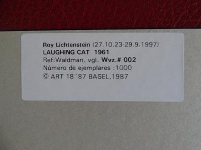 Roy Lichtenstein -   Cat-  1987, serigrahy 2