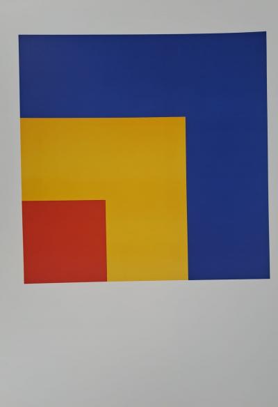 Ellsworth Kelly (d’après) - Rouge, jaune et bleu - Lithographie