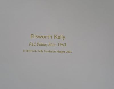 Ellsworth Kelly (d’après) - Rouge, jaune et bleu - Lithographie 2