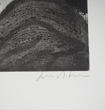 Bengt LINDSTROM : Le Chamane au chapeau, Gravure originale signée 2