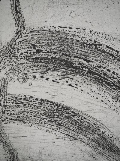 Bengt LINDSTROM : Le Chamane au chapeau, Gravure originale signée 2