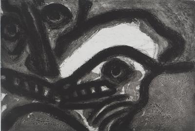 Bengt LINDSTROM : Le Maître et son chien, Gravure originale signée 2