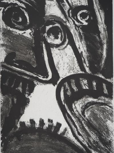 Bengt LINDSTROM : Le Masque Africain, Gravure originale signée 2