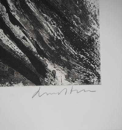 Bengt LINDSTROM : Le Masque Africain, Gravure originale signée 2